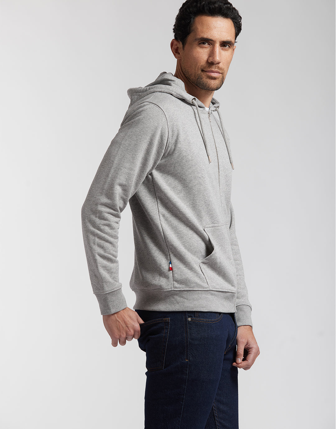 Montaigne - Hoodie zippé coton bio unisexe - classique - Made in France