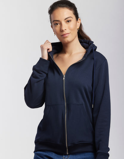 Montaigne - Hoodie zippé coton bio unisexe - couleurs - Made in France