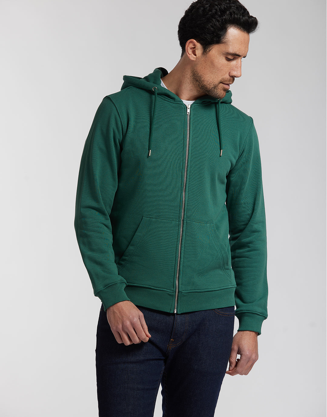 Montaigne - Hoodie zippé coton bio unisexe - couleurs - Made in France