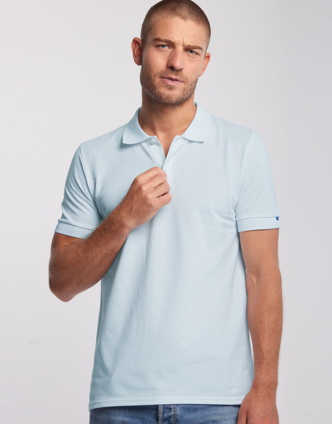 Sartre - Polo coton bio homme - couleurs - Made in France