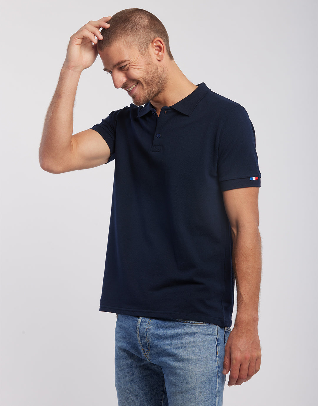 Sartre - Polo coton bio homme - couleurs - Made in France