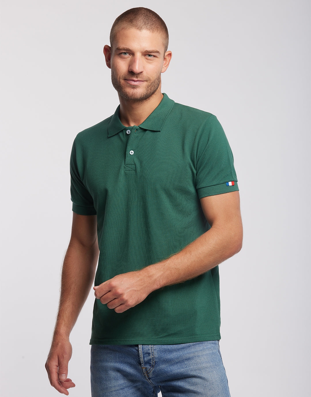 Sartre - Polo coton bio homme - couleurs - Made in France